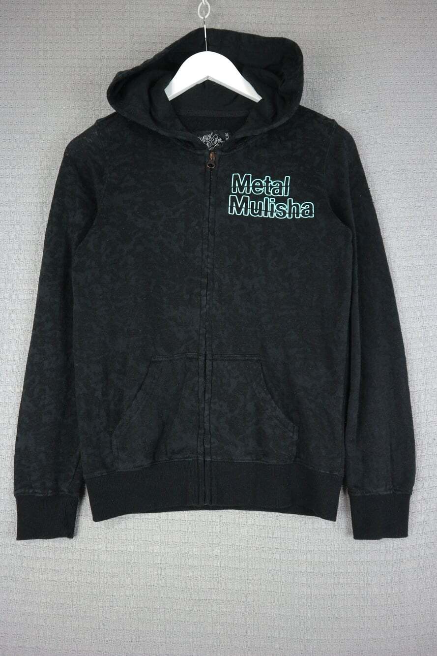 Metal Mulisha Pattern Hoodie Womens Tribal Skull